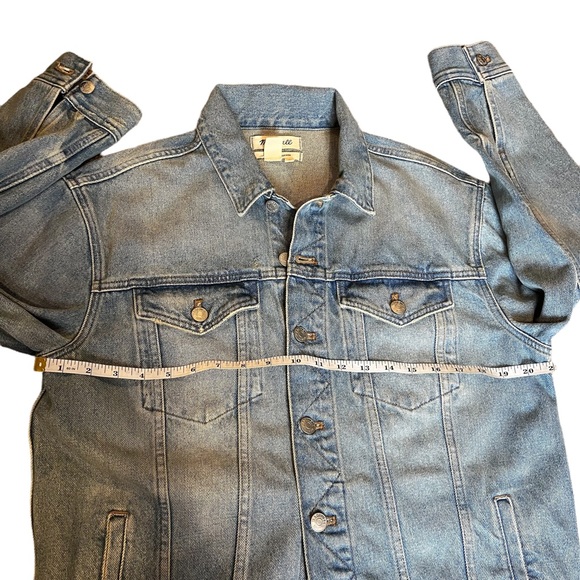 Madewell Trucker oversized Denim Jacket size S - Picture 5 of 11